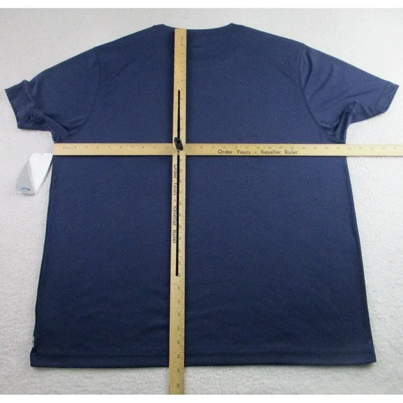 Alo Yoga Shirt Mens 3XL Navy Blue CoolFit Performance Athletic‎ Polyester Tee